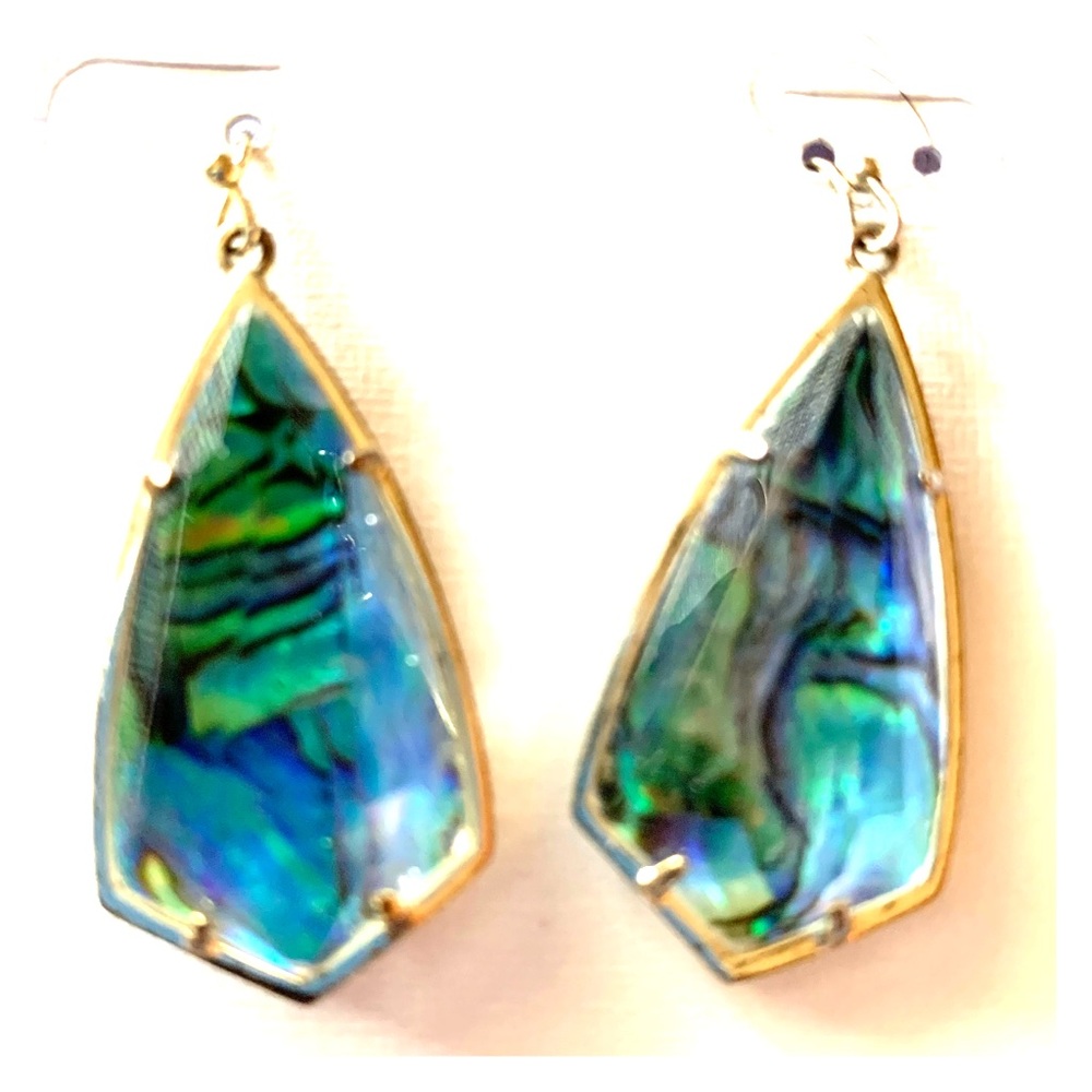 Kendra Scott Abalone Shell Carla Earrings